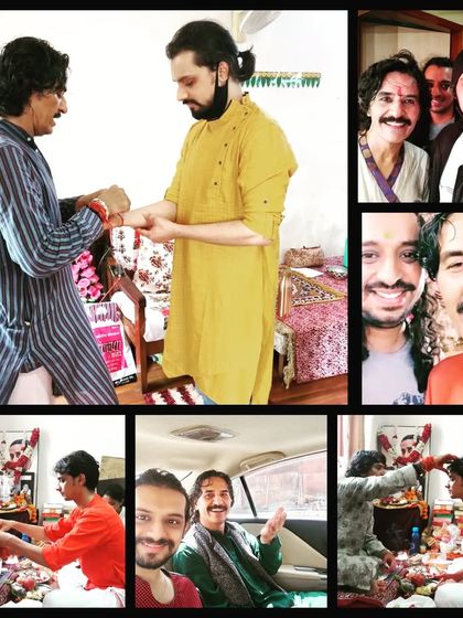 A collage of memories with my Guruji. He opened my eyes to a world of endless possibilities and gave me the strength to reach for them. I am forever indebted to him for the light he brought into my life.