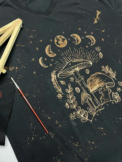 Who knew bleach could be used to create such intricate art? In my bleach painting workshops, we transform simple t-shirts into unique, wearable masterpieces. It’s a little bit of magic and a whole lot of fun.
