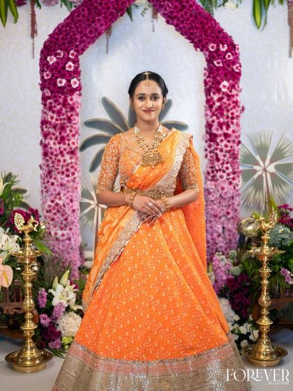 More images from engagement ceremonies and pre wedding shoots. This collection showcases a wide range of styles and color palettes, from playful and romantic to bold and regal, all custom designed for the couple's celebration.