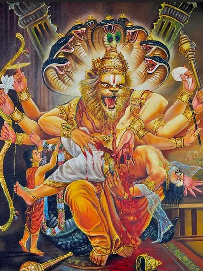 As an incarnation of Lord Vishnu, Narasimha Swamy appeared to protect his devotee Prahlada. His story is a powerful reminder that the divine will always intervene to save the righteous from evil forces.