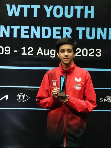 Our coaching prepares players for the global stage. Here is our star paddler, Rohan Dani, after securing a bronze medal in the U-15 category at the WTT Youth Contender tournament in Tunisia, marking a successful international debut.