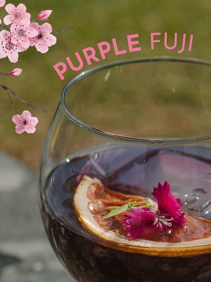 Another beautiful shot of our Purple Fuji, showcasing its vibrant color.