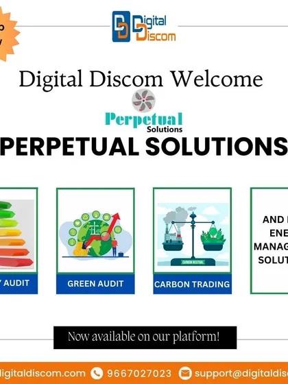 We are expanding into crucial energy services with partners like Perpetual Solutions. Their expertise in energy audits, green audits, and carbon trading provides essential sustainability solutions for businesses on our platform.
