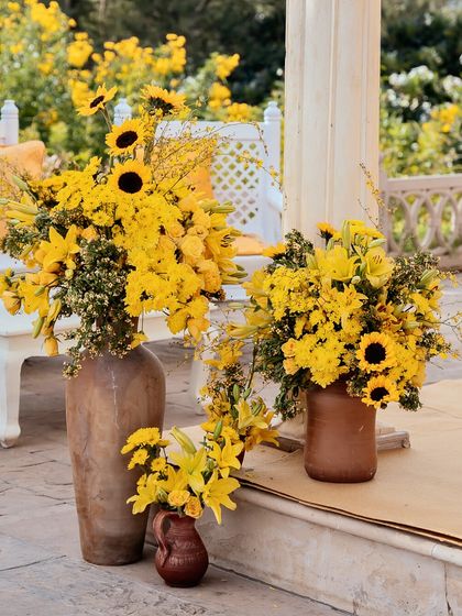 Vibrant Haldi & Mehendi Functions photo 44