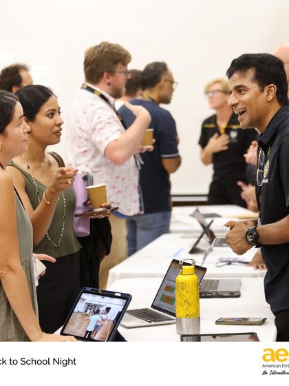 Energetic conversations fill the hallways during ES Back to School Night. It's a wonderful opportunity for parents to connect with each other as well as with our faculty.
