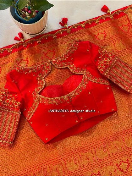 Anthariya by Nidhi Gowda - Custom Bridal & Occasion Wear Custom Blouse Showcase photo 71