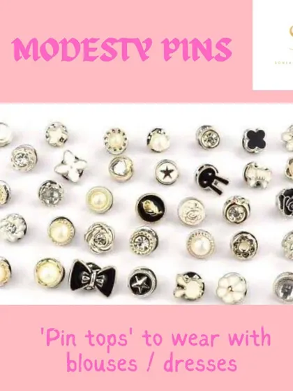 A simple styling tip can make a huge difference. Modesty pins are a discreet and elegant solution for blouses or dresses with gaps, ensuring a polished and appropriate look.