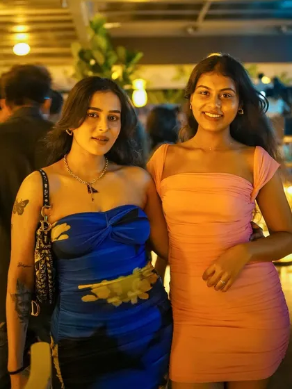 Guests looking stylish at my first gig at the all-new Pangeo in Bangalore.
