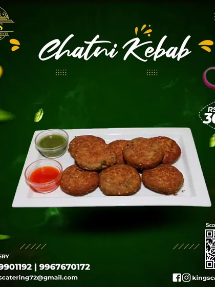 My Chatni Kebab is a tantalizing blend of spices and succulent grilled goodness. It's a true feast for the senses, available for just 30 rupees.