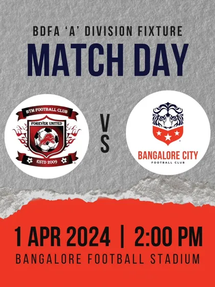 A schedule of our upcoming BDFA 'A' Division fixtures. Following our matches is a great way to understand the level of competition we play at.