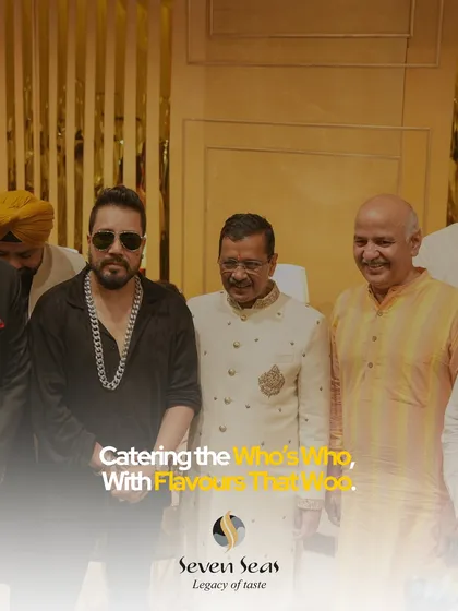 Catering the Who's Who, With Flavours That Woo. We are proud to be the trusted caterer for esteemed personalities, including singer Mika Singh and Delhi's political leaders.