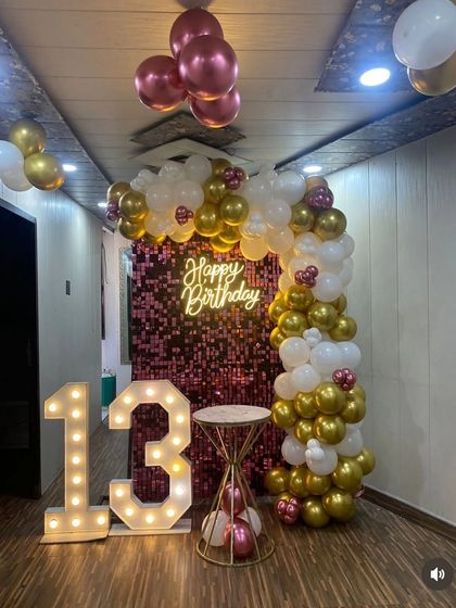 Special Entry - Private Party & Milestone Decoration Elegant Birthday & Anniversary Setups photo 49
