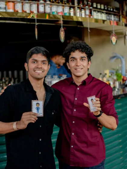 Another pair of friends who met at our event. We love being the place where friendships begin.