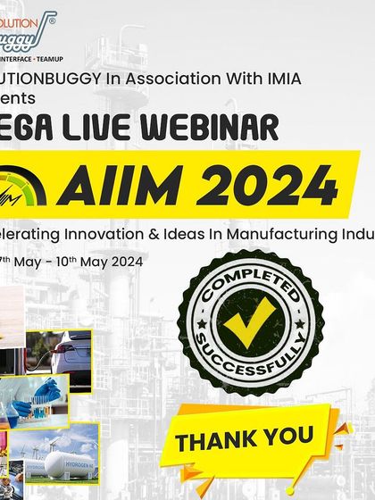 This graphic celebrates the successful completion of our AIIM 2024 Mega Live Webinar Series. It thanks our attendees and speakers, reinforcing our track record of delivering valuable, high-quality industry events.