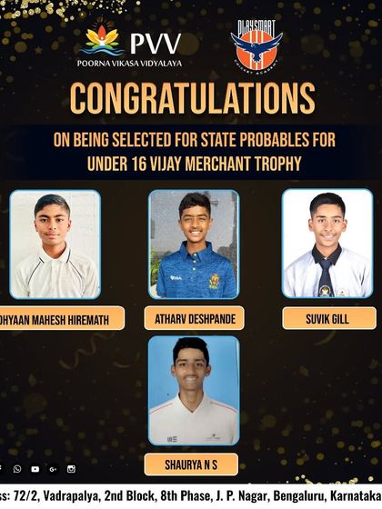 Playsmart Cricket Academy - Cricket Coaching for Kids & Teens Our Rising Stars: Individual Achievements photo 5