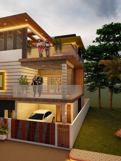 RJ Interiors & Architecture - Design & Build Services Modern Home Exteriors photo 70