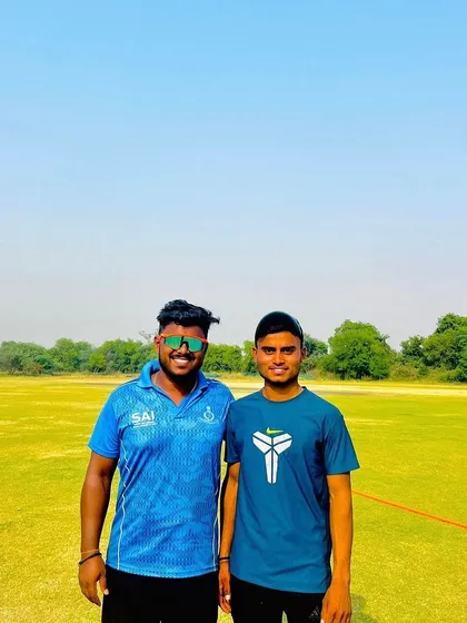 Karan Mishra after another great bowling spell, taking 5 wickets in a match.