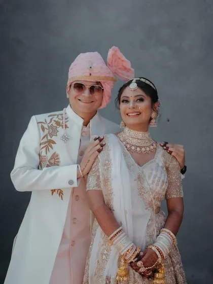 The bride and her brother, both looking regal and happy during the Mamera ceremony.