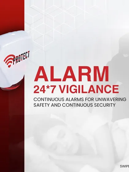 Our alarms offer 24/7 vigilance. They are the first line of defense, designed to create an immediate deterrent and alert our monitoring station of any unauthorized activity, even while you sleep.