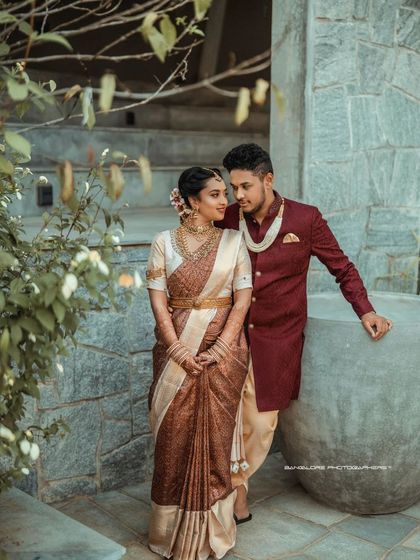 Bangalore Photographers - Pre-Wedding & Couple Photoshoots Grand Celebrations: Elegant Couple Portraits photo 18