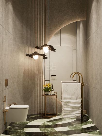 Sarah Sham - Residential Interior Design Bold Bathrooms & Powder Rooms photo 20