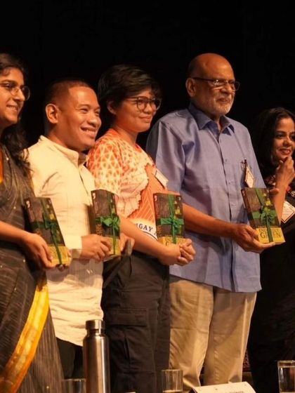 A cherished moment from the 'Regional Congress on Organics and Climate Change' where my book, "Endlessly Green," was presented to the esteemed panelists and speakers from 16 different countries.