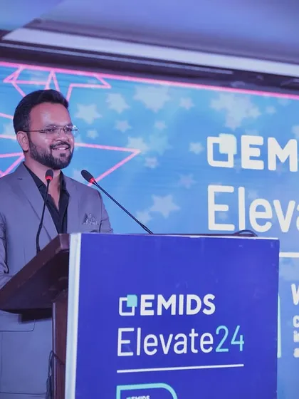 On stage for the EMIDS Elevate24 anniversary event. For corporate milestones and award nights, I bring a polished and celebratory presence, ensuring your team's achievements are recognized in style.