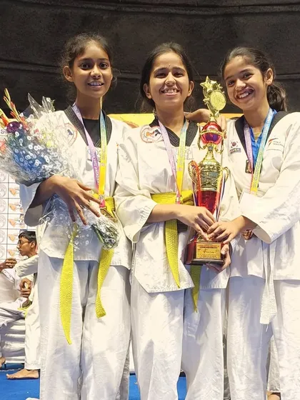 Three of our students sharing the podium, showcasing the depth of talent within our team.