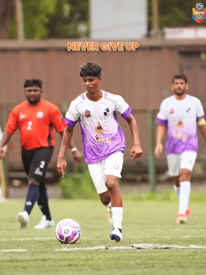 "Never Give Up." This image captures the relentless spirit we instill in our players. Every game is a battle fought with pride.
