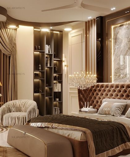 N.K. Architects - Interior Design Serene & Luxurious Bedrooms photo 11