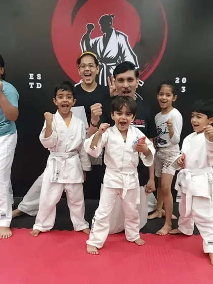 The little gang. Our kids' classes are filled with energy, laughter, and friendship, creating a positive environment for learning and growth.