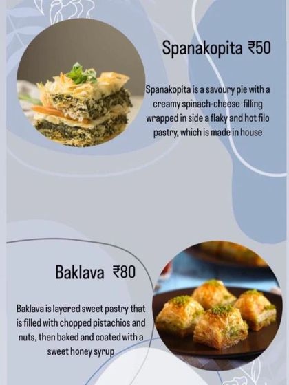 This is my Spanakopita, a classic Greek savory pie. It features a creamy spinach and cheese filling, all wrapped inside layers of my flaky, hot, homemade filo pastry.