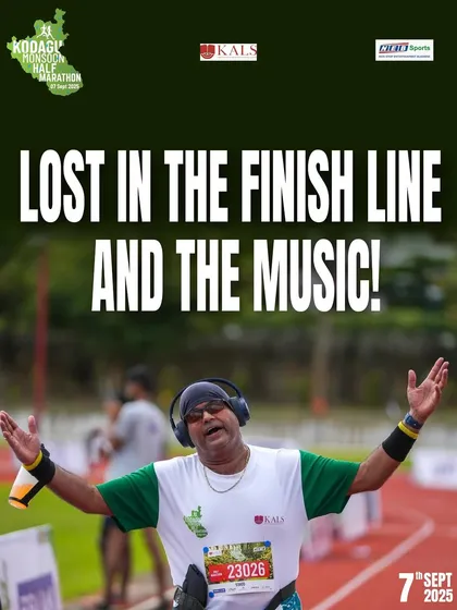 That unbeatable feeling when the finish line music and the sense of victory hit you at the same time. Pure bliss.