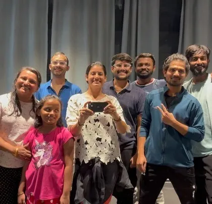 A selfie with my new family at the R1 Dance and Yoga Studio. Each person here is a part of this journey.