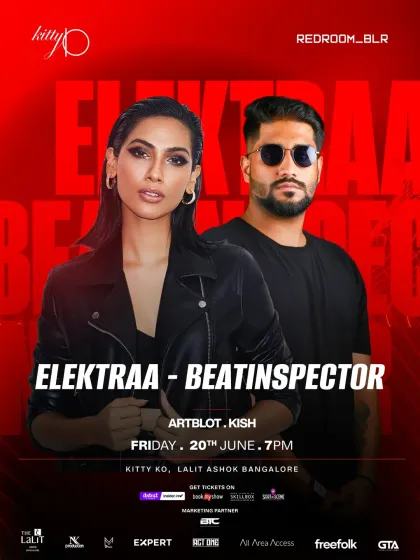 Redroom Fridays at Kitty Ko are always a highlight. For this edition, I supported the incredible duo Elektraa and Beatinspector.