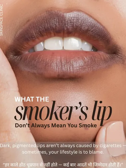 Dark lips are not always from smoking. Our educational "What the smoker's lip" series explains how lifestyle factors can cause lip hyperpigmentation. We offer advanced solutions like the RedTouch PRO and Q-switch lasers to safely restore your lips' natural tone and texture.