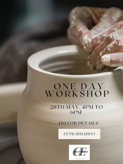 Join our one-day workshop for an amazing experience in pottery making. It's a chance to discover the joy of working with clay and create something unique for your home or as a gift.