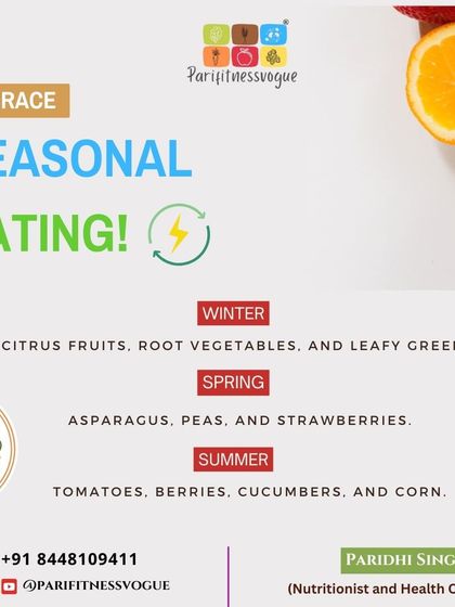 A guide to seasonal eating, highlighting the best produce for winter, spring, and summer.