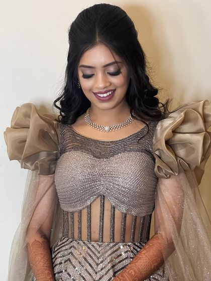 Shwetha Mahadev - Makeup Artistry Training Modern Reception & Sangeet Glam photo 25