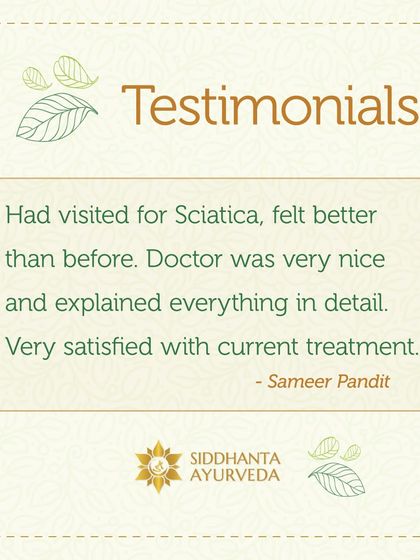 Siddhanta Ayurveda - Pain & Joint Care Patient Success Stories photo 3