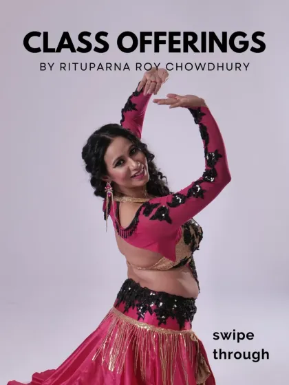 A summary of class offerings by Rituparna, highlighting her attention to detail and crisp instructions.