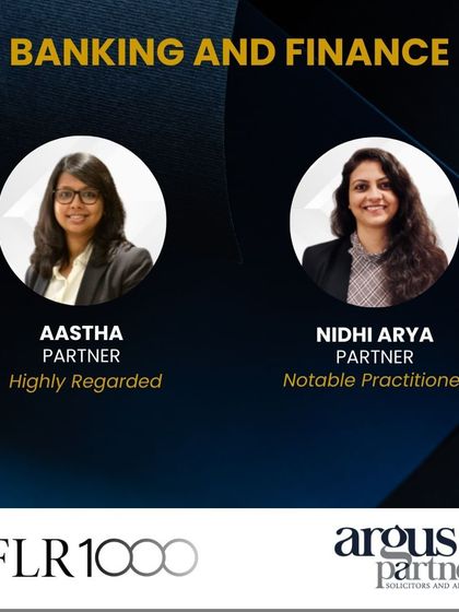 Two of our key partners in the Banking and Finance practice were recognized by IFLR1000 as 'Highly Regarded' and 'Notable Practitioner'. This individual recognition is a testament to the hands-on expertise we provide.