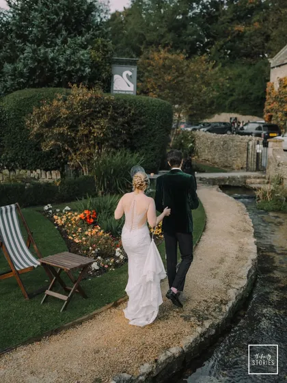 Walking into forever in the English countryside. This shot from a beautiful Bibury wedding showcases our experience in capturing love stories in unique and stunning destinations around the world.