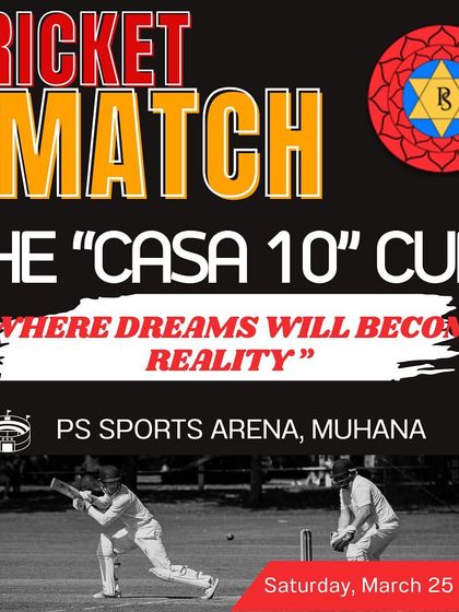 Action and branding come together. This poster captures the essence of the competitive corporate matches held at PS Sports Arena.