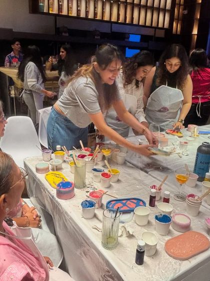 Paint Bar - Private Paint Parties Beyond the Canvas: Our Art Workshops photo 56