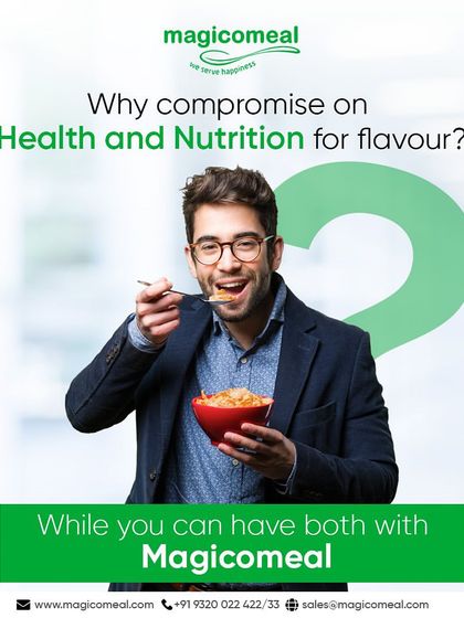 Why compromise on health and nutrition for flavor? This graphic poses a simple question, with the clear answer that you can have both when you choose my catering services.