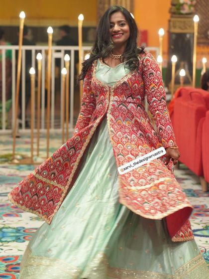 Aarvi The Designer Vastra - Custom Ethnic & Bridal Wear Design Langa Davani, Lehengas & Gowns photo 13