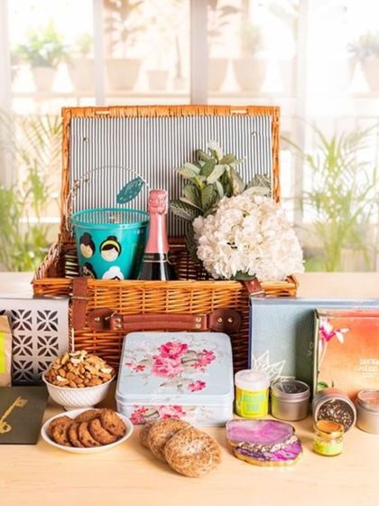 Dottedi - Wedding Gifting & Trousseau Packing Elegant Wedding & Couple Hampers photo 4