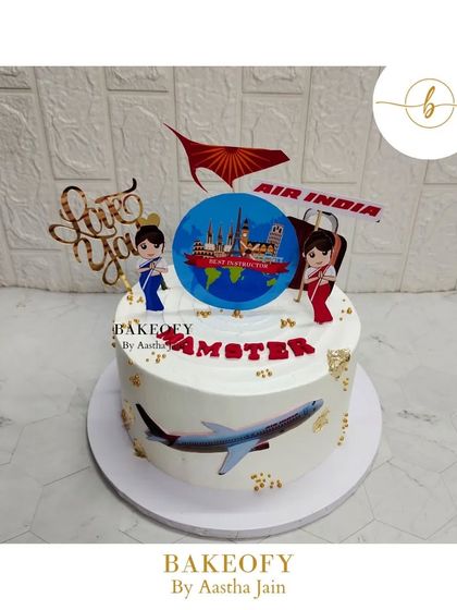 A special Tiramisu cake for an Air India instructor. I was so thankful for the chance to bake for this special occasion and loved the feedback I received.