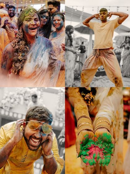 Golden Chaos: The Haldi Ceremony photo 3